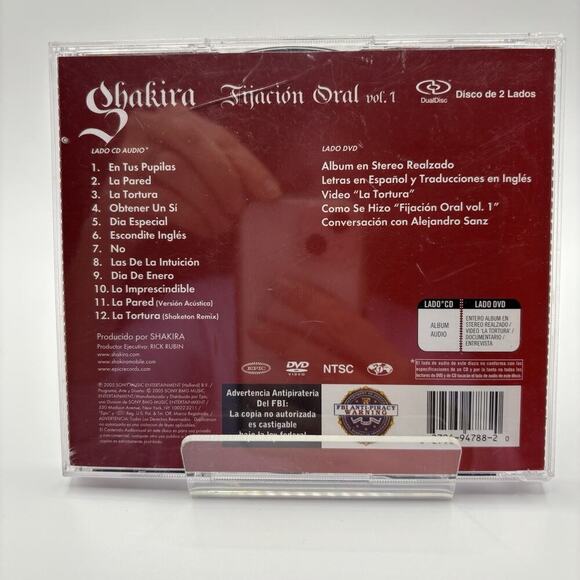 Oral Fixation by Shakira (CD, 2007) - Picture 2 of 6